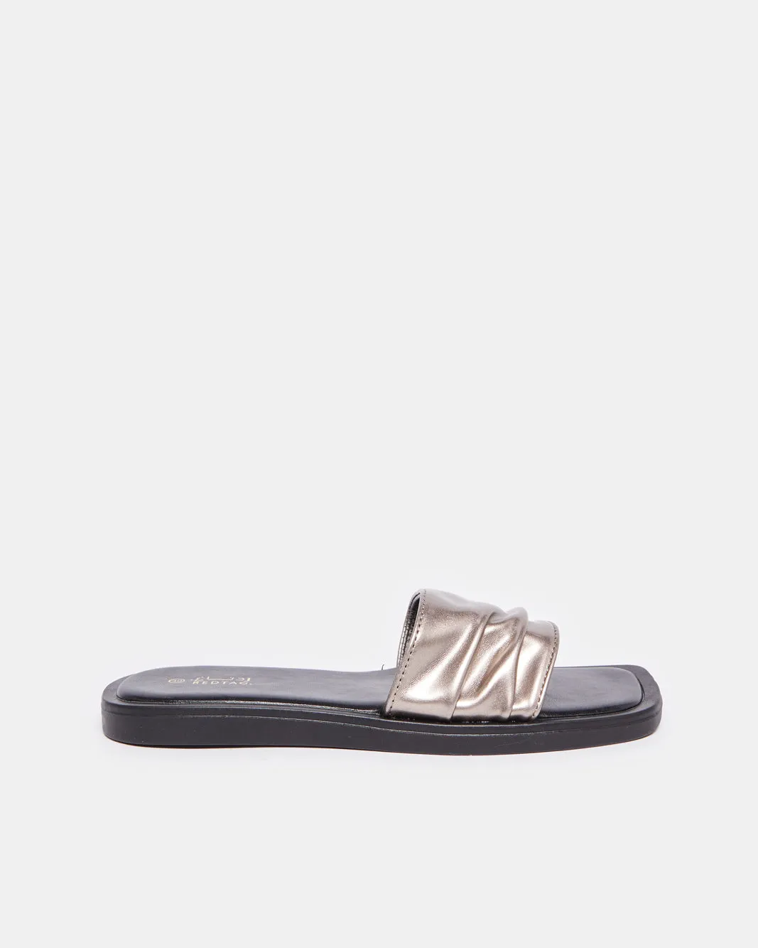 Women Silver Pleated Mule sold by Redtag