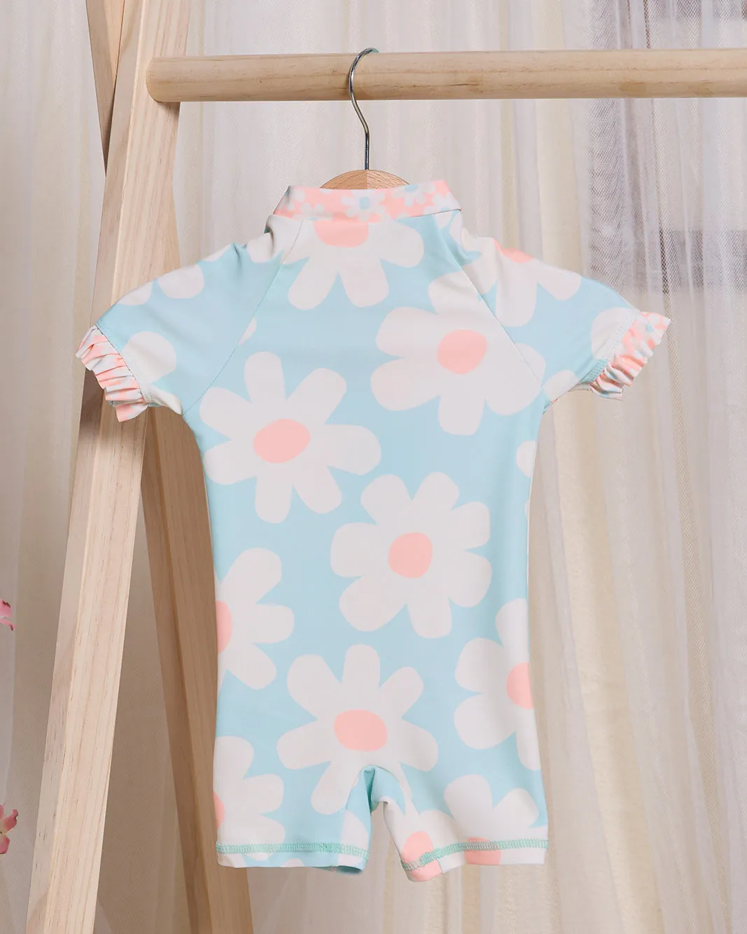 Infant Girls Mint Printed Swimsuit sold by Redtag product image thumbnail 4