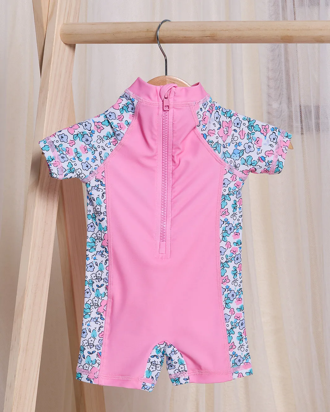 Infant Girls Pink Printed Swimsuit sold by Redtag product image thumbnail 4