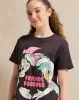 Senior Girls Black Minnie & Daisy Duck Print T-Shirt sold by Redtag