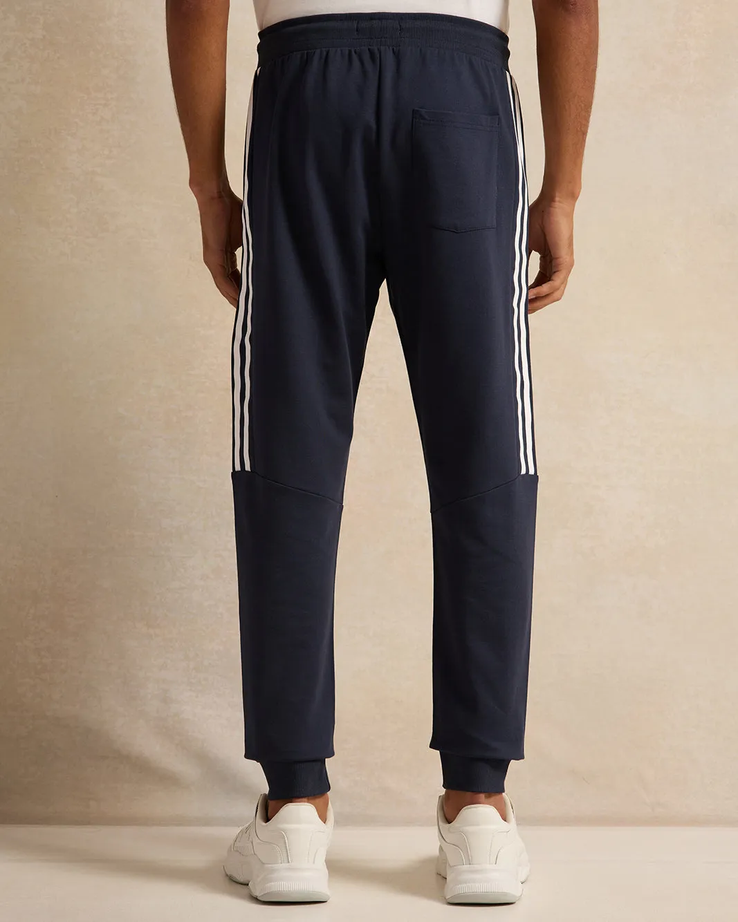 Men Navy Printed Active Pants sold by Redtag product image thumbnail 3