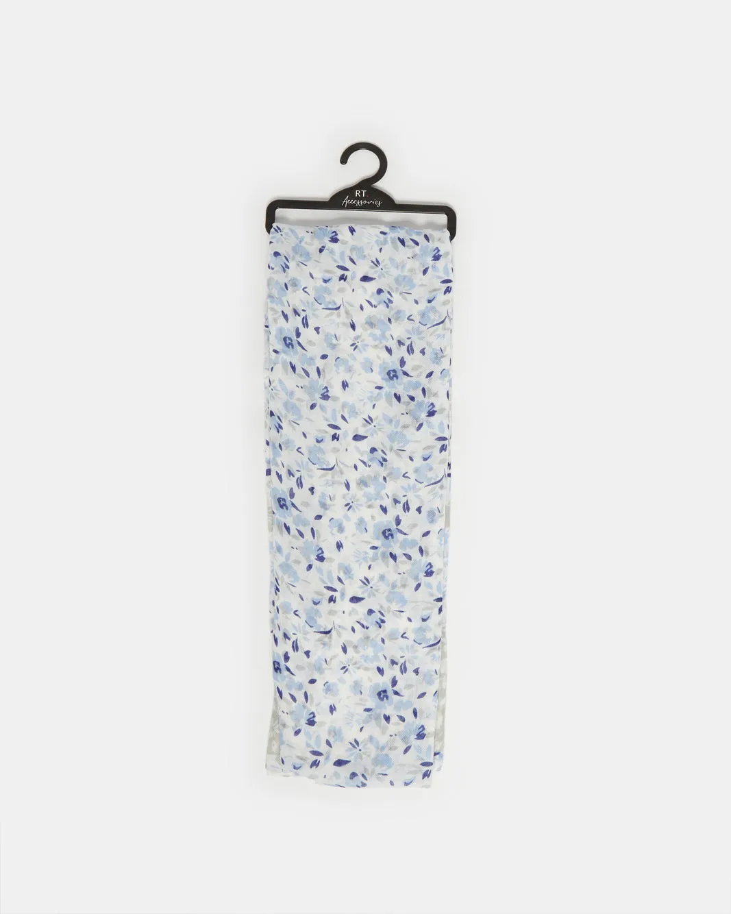 Women Blue Printed Scarf sold by Redtag
