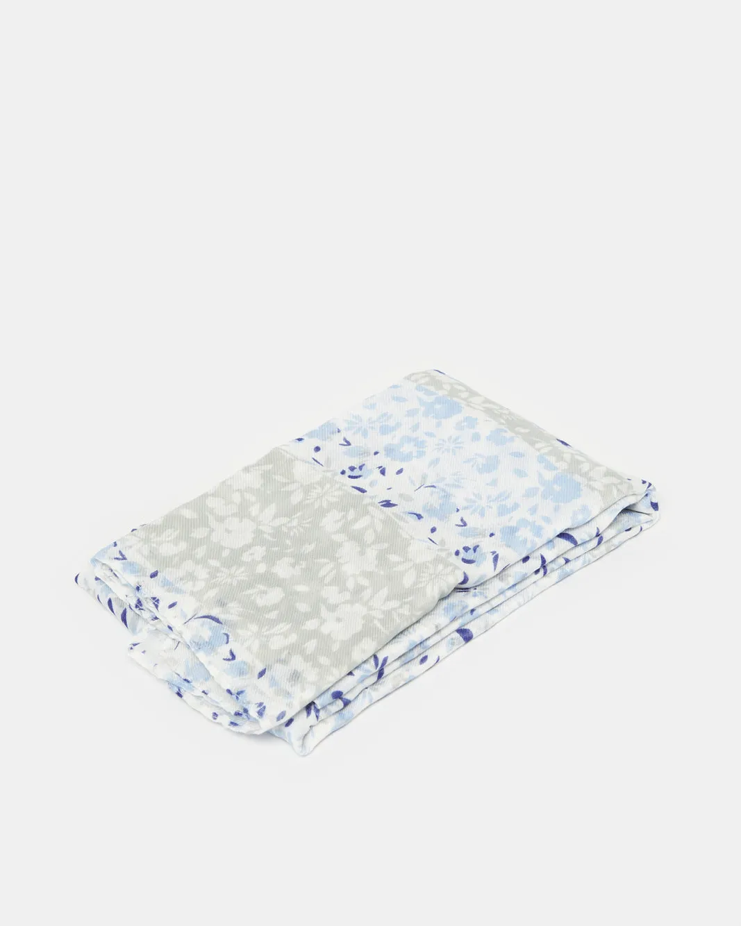 Women Blue Printed Scarf sold by Redtag product image thumbnail 2