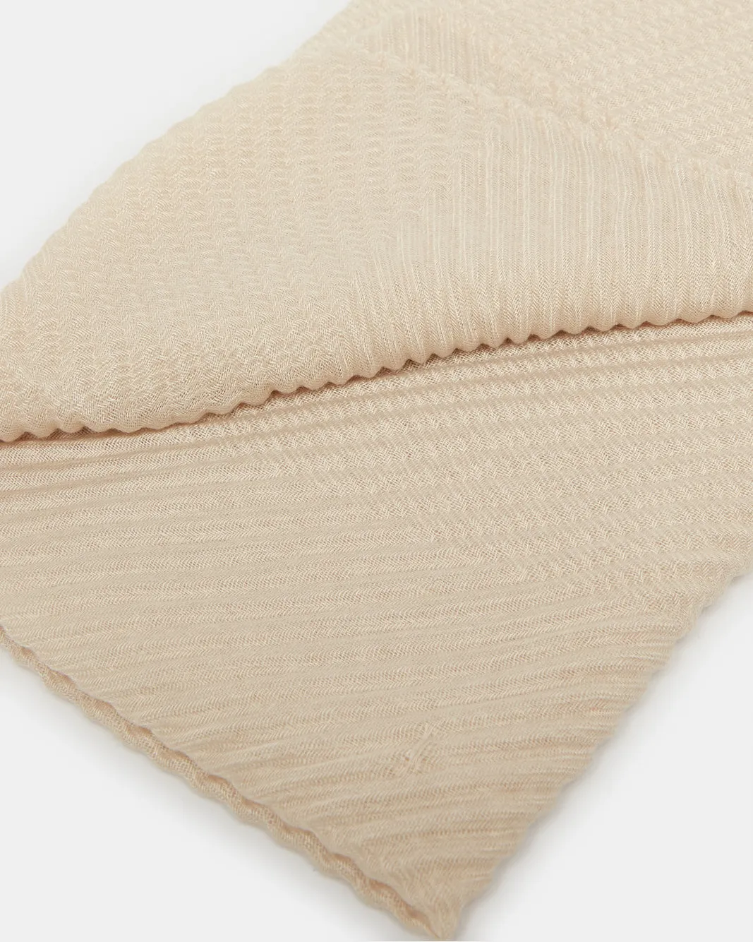 Women Beige Scarf sold by Redtag product image thumbnail 4