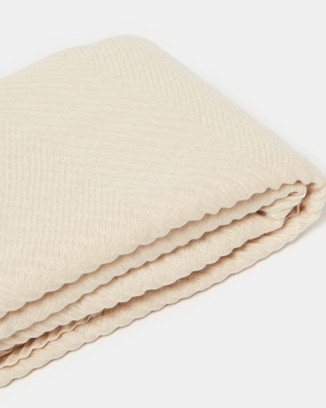 Women Beige Scarf sold by Redtag product image thumbnail 3