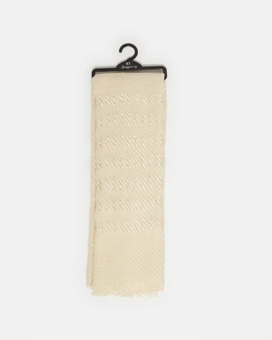 Women Beige Scarf sold by Redtag