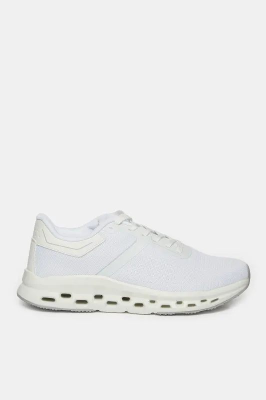 Men White Material Block Trainer sold by Redtag