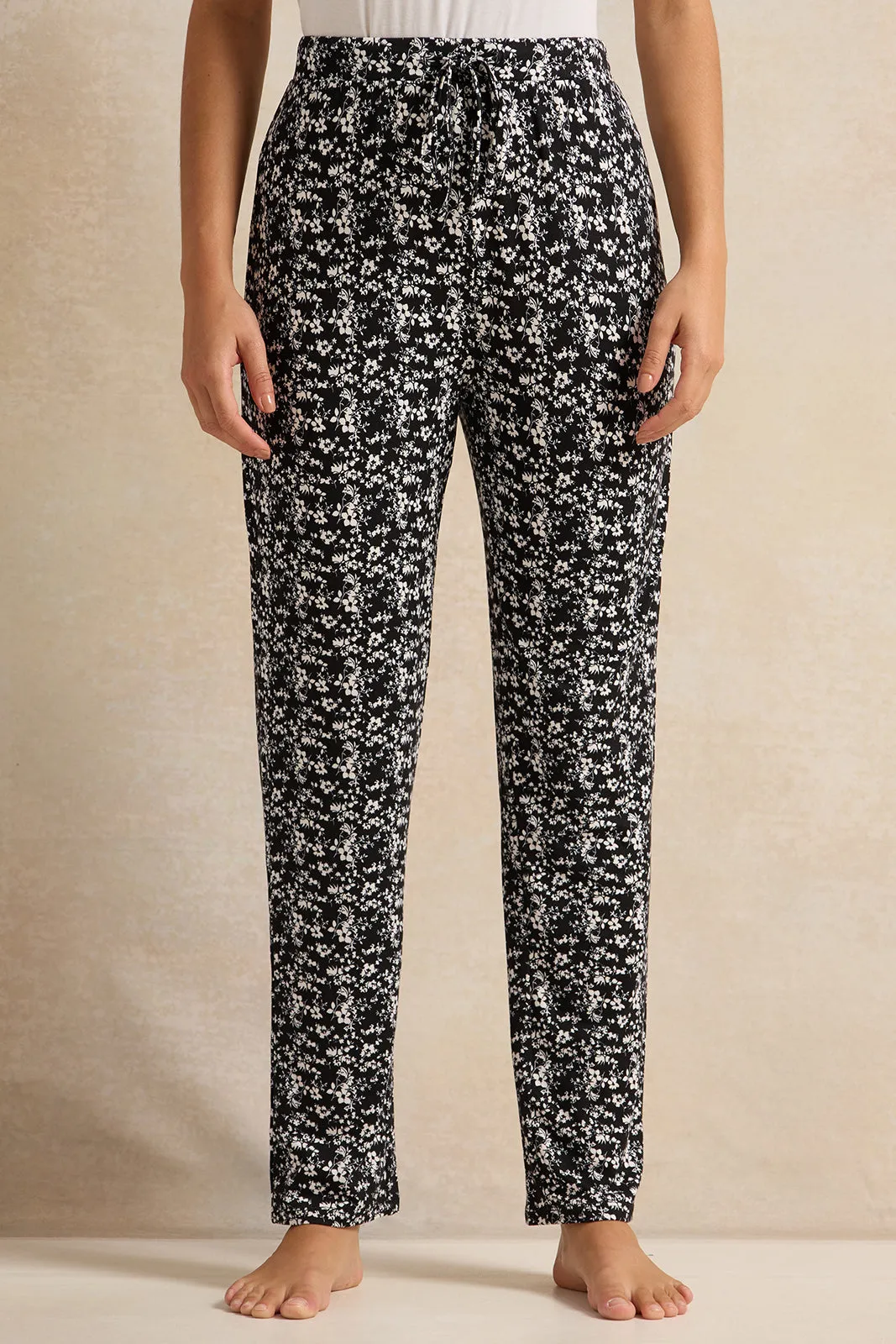 Women Black Printed Pyjama Set (2 Piece) sold by Redtag product image thumbnail 3