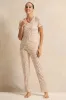 Women Ivory Printed Pyjama Set (2 Piece) sold by Redtag