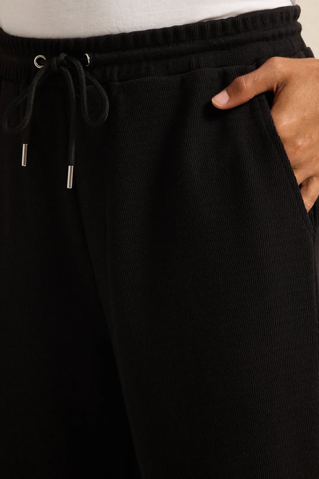 Men Black Shorts sold by Redtag product image thumbnail 4