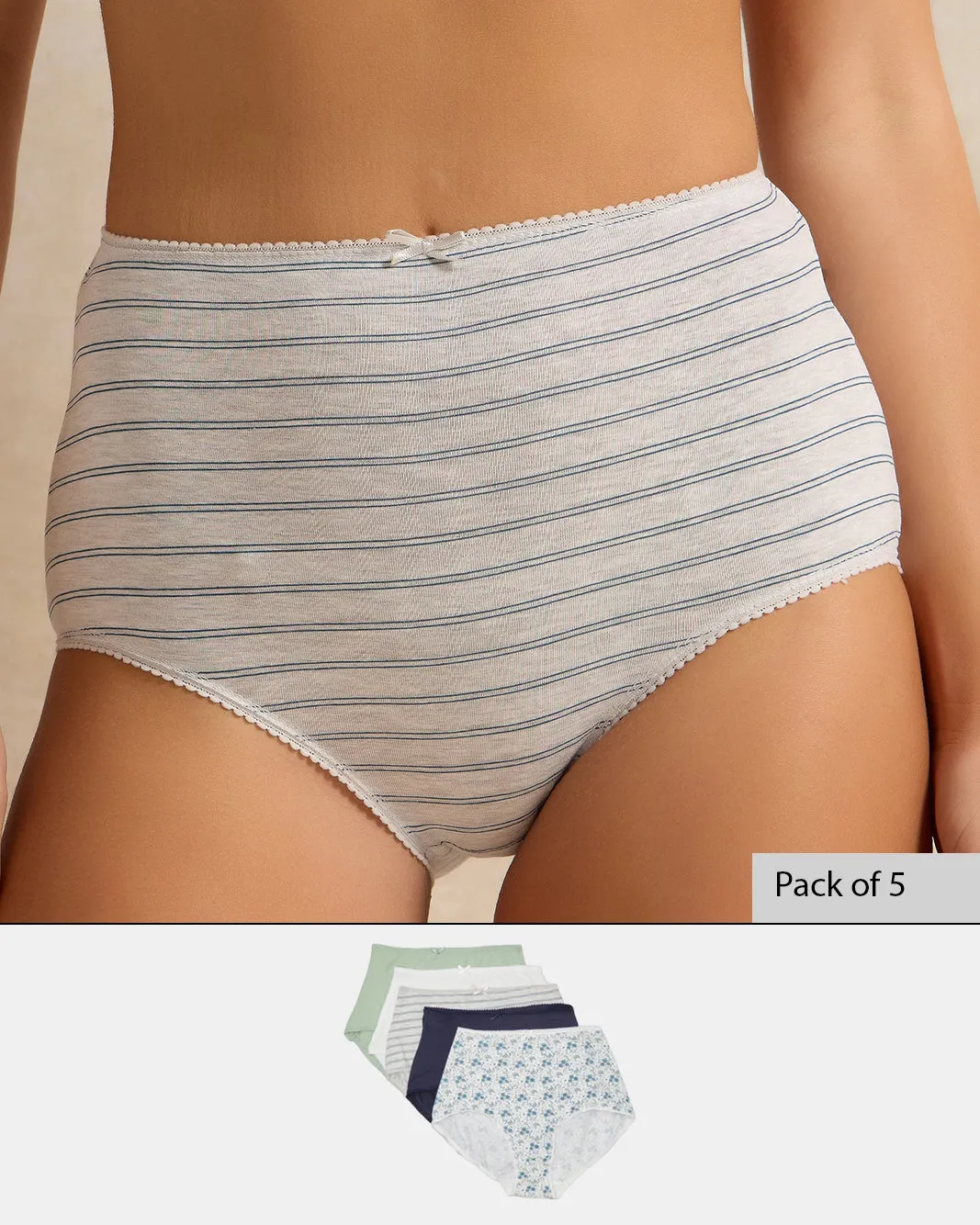 Women Assorted Full Brief Set (Pack of 5) sold by Redtag