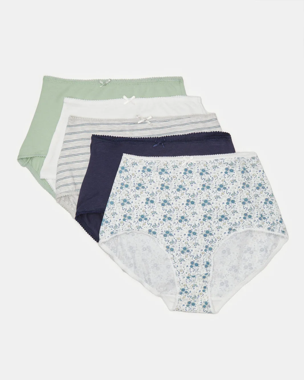 Women Assorted Full Brief Set (Pack of 5) sold by Redtag product image thumbnail 5