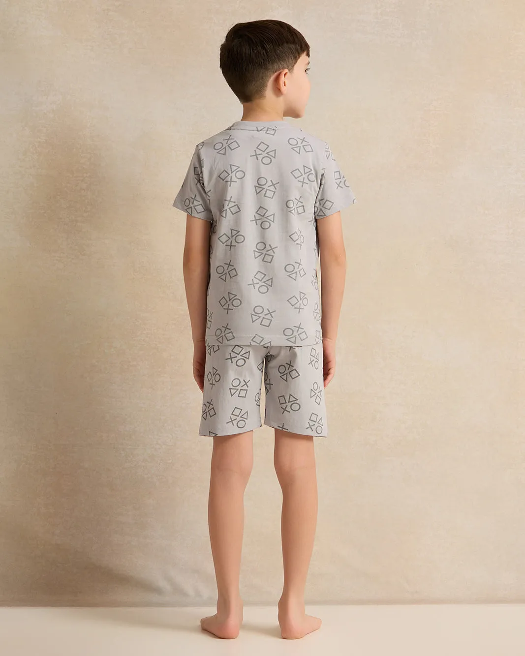 Boys Grey PlayStation Print Pyjama Set (2 Piece) sold by Redtag product image thumbnail 4