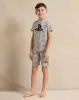 Boys Grey PlayStation Print Pyjama Set (2 Piece) sold by Redtag
