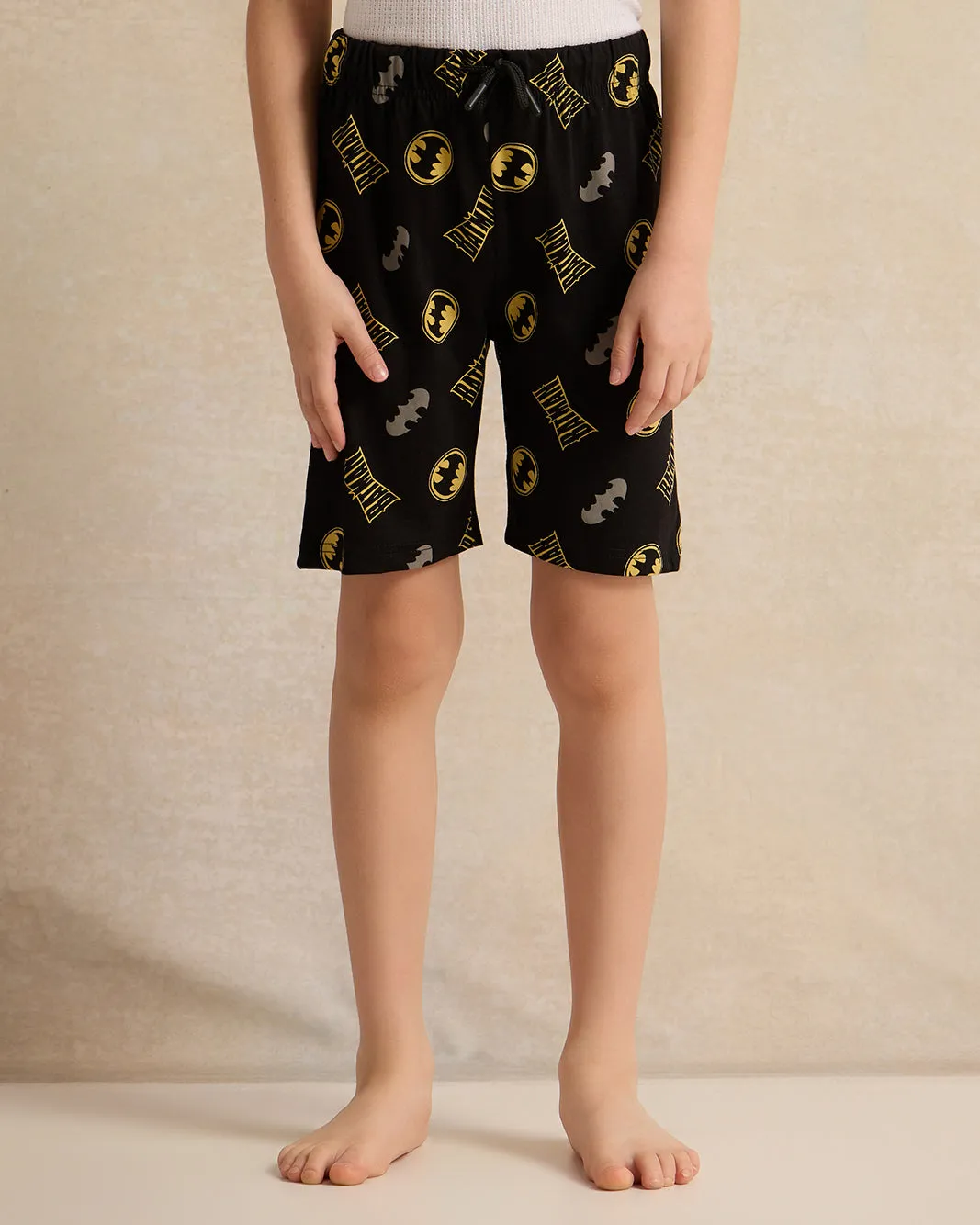 Boys Black Batman Print Pyjama Set (2 Piece) sold by Redtag product image thumbnail 3