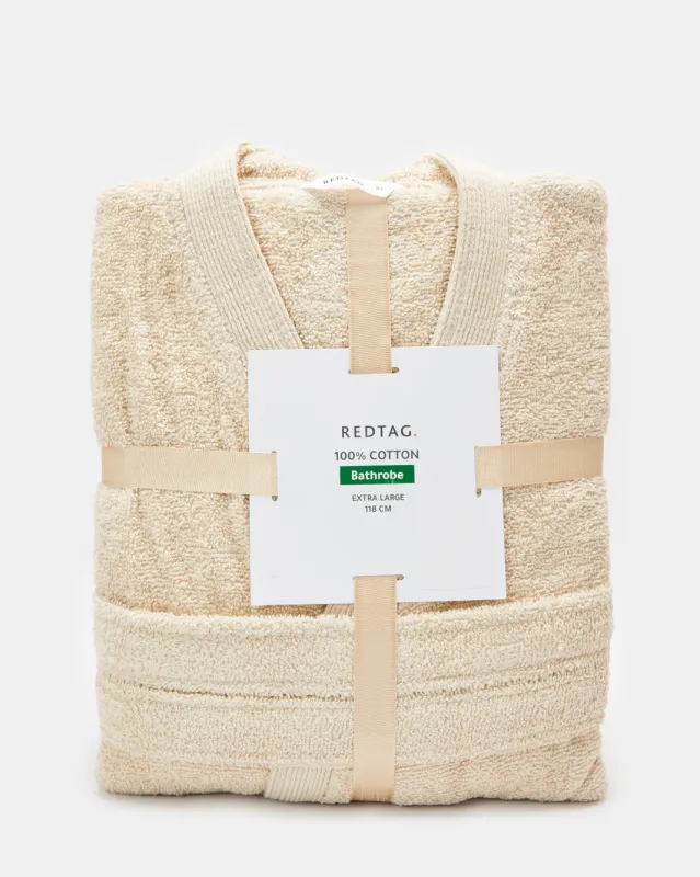 Beige Kimono Bathrobe (XL) sold by Redtag