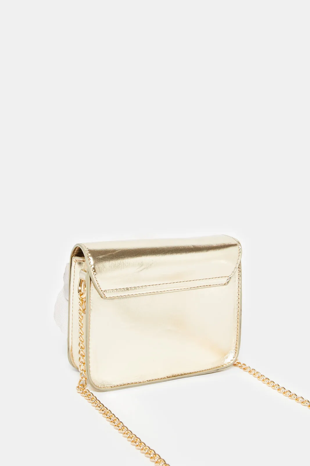 Women Gold Embellished Crossbody Bag sold by Redtag product image thumbnail 2