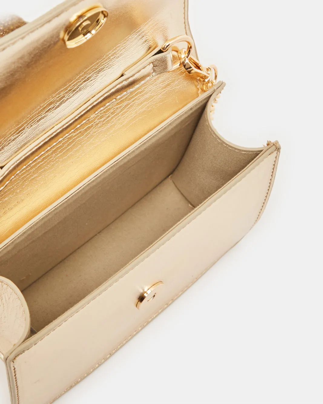 Women Gold Embellished Crossbody Bag sold by Redtag product image thumbnail 4