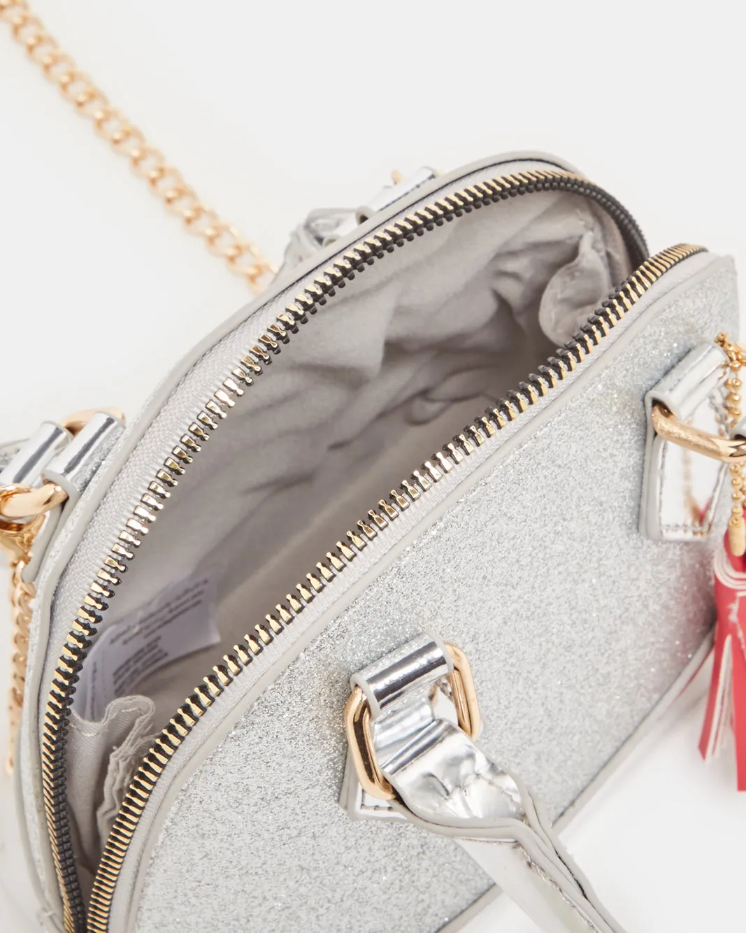 Women Silver Embellished Crossbody Bag sold by Redtag product image thumbnail 4