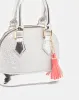 Women Silver Embellished Crossbody Bag sold by Redtag