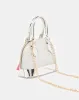 Women Silver Embellished Crossbody Bag sold by Redtag