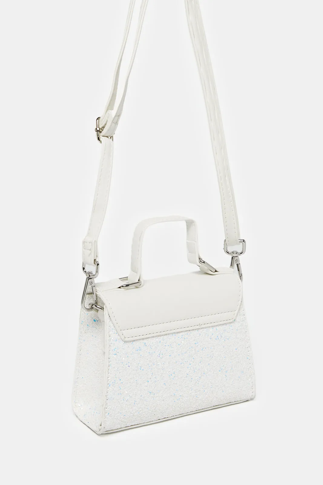 Women White Embellished Crossbody Bag sold by Redtag product image thumbnail 2