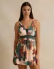 Women Multicolour Printed Swim Dress sold by Redtag
