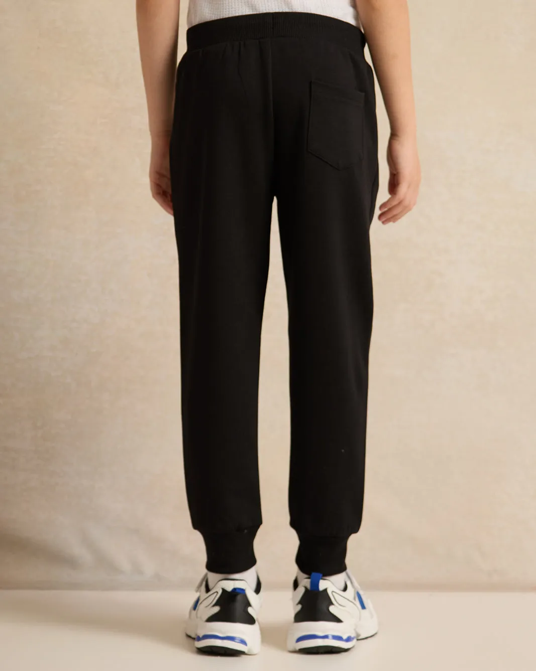 Boys Black Printed Black Pants sold by Redtag product image thumbnail 3