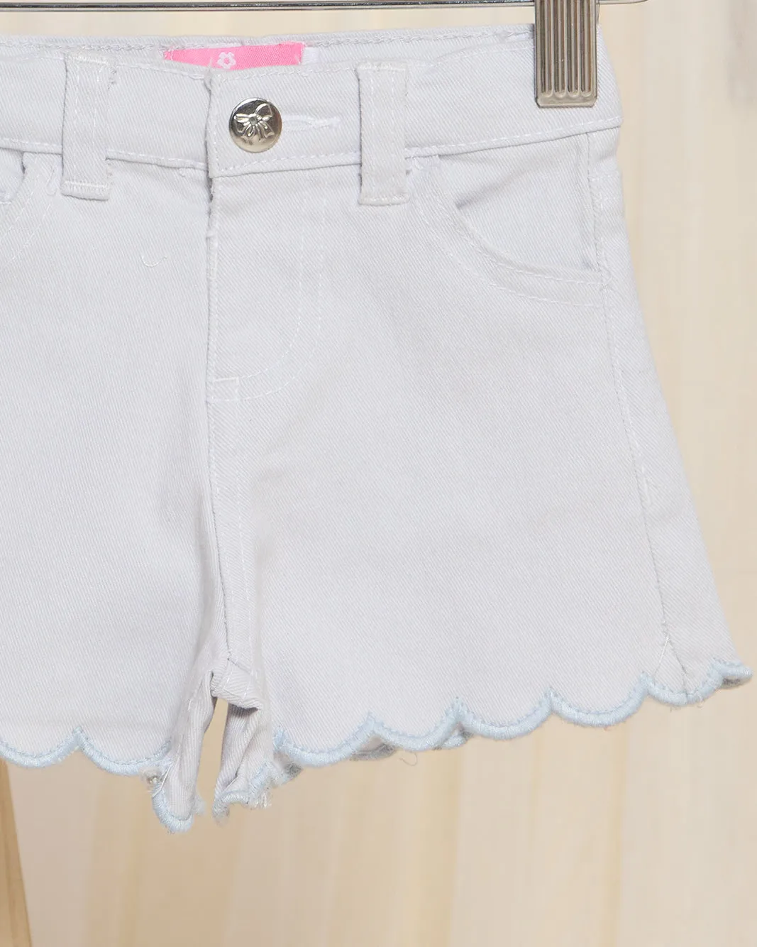 Infants Girls Blue Denim Shorts sold by Redtag product image thumbnail 3