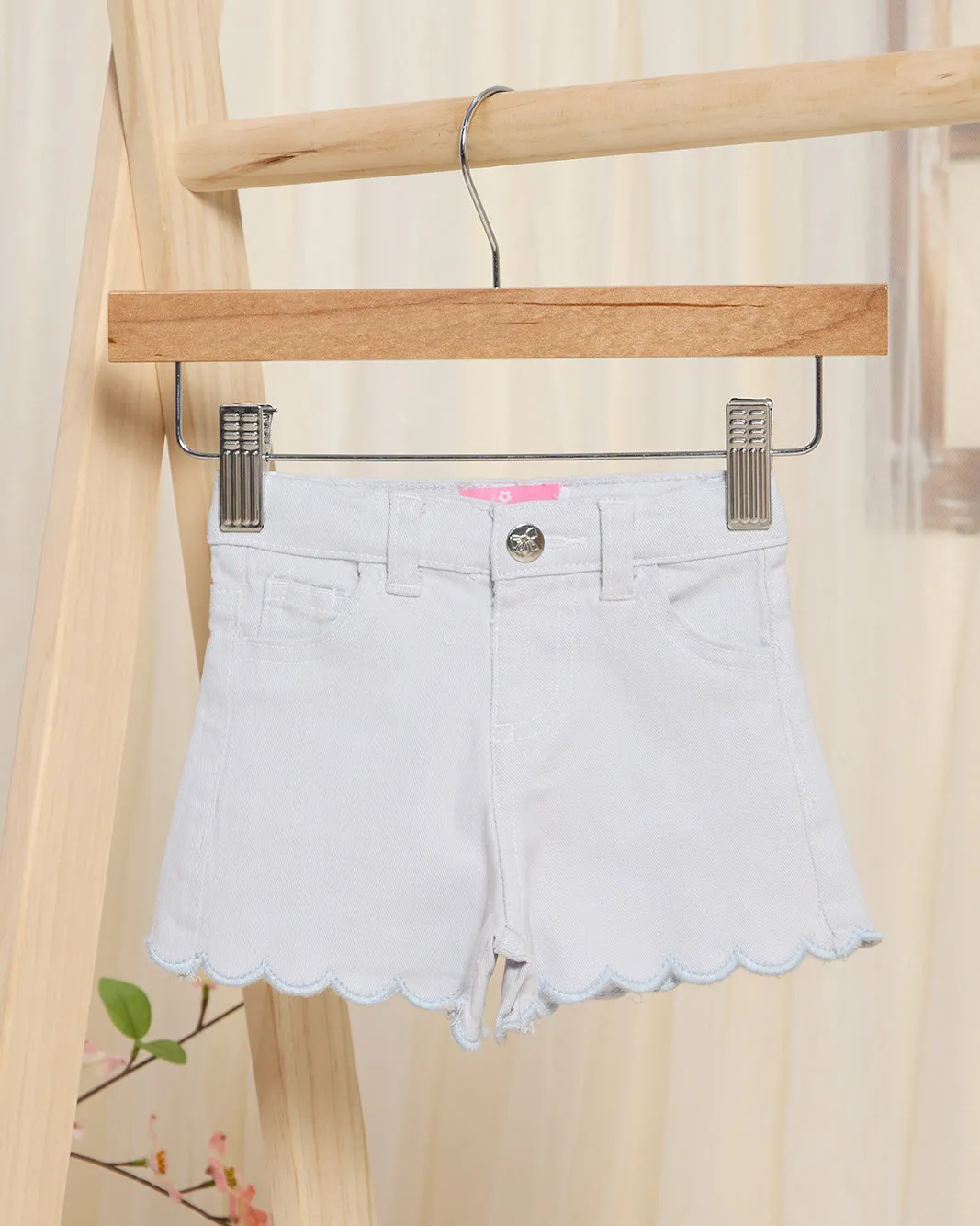 Infants Girls Blue Denim Shorts sold by Redtag