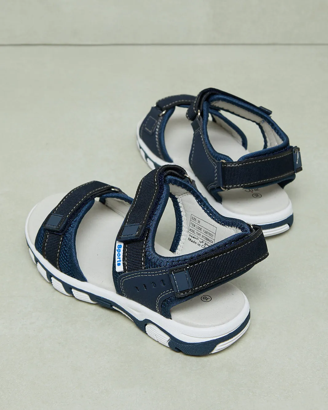 Boys Blue Trekker Sandals sold by Redtag product image thumbnail 4