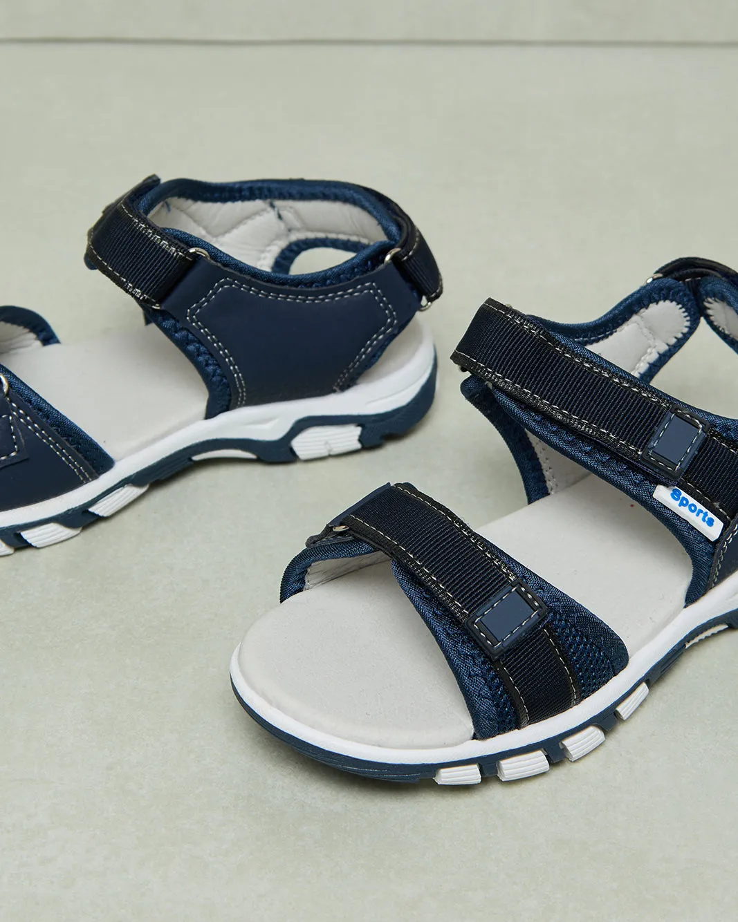 Boys Blue Trekker Sandals sold by Redtag product image thumbnail 3