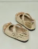 Infant Girls Gold Strap Ballerina sold by Redtag