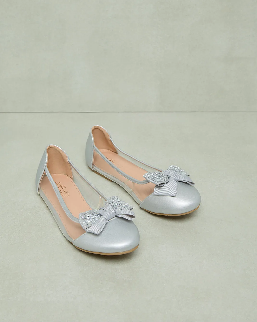 Senior Girls Silver Strap Ballerina sold by Redtag product image thumbnail 2