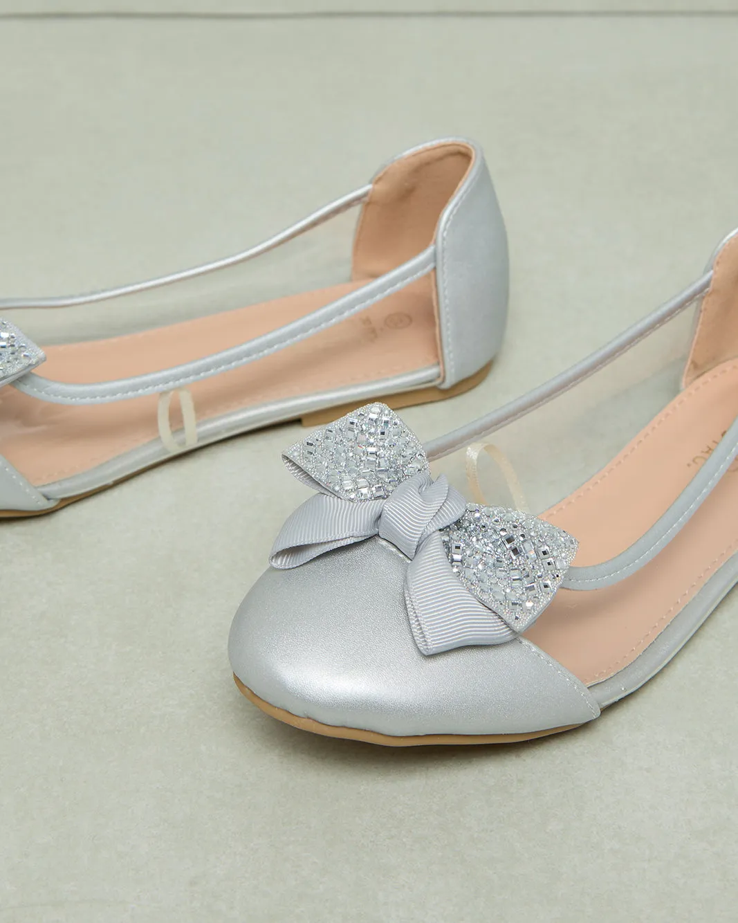Senior Girls Silver Strap Ballerina sold by Redtag product image thumbnail 3
