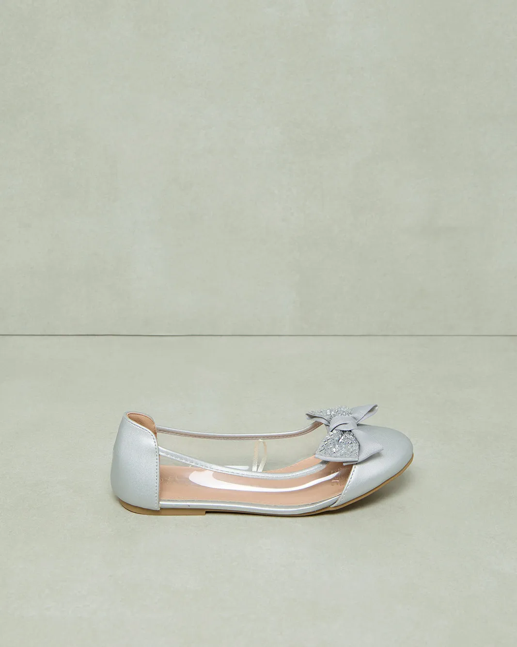 Senior Girls Silver Strap Ballerina sold by Redtag