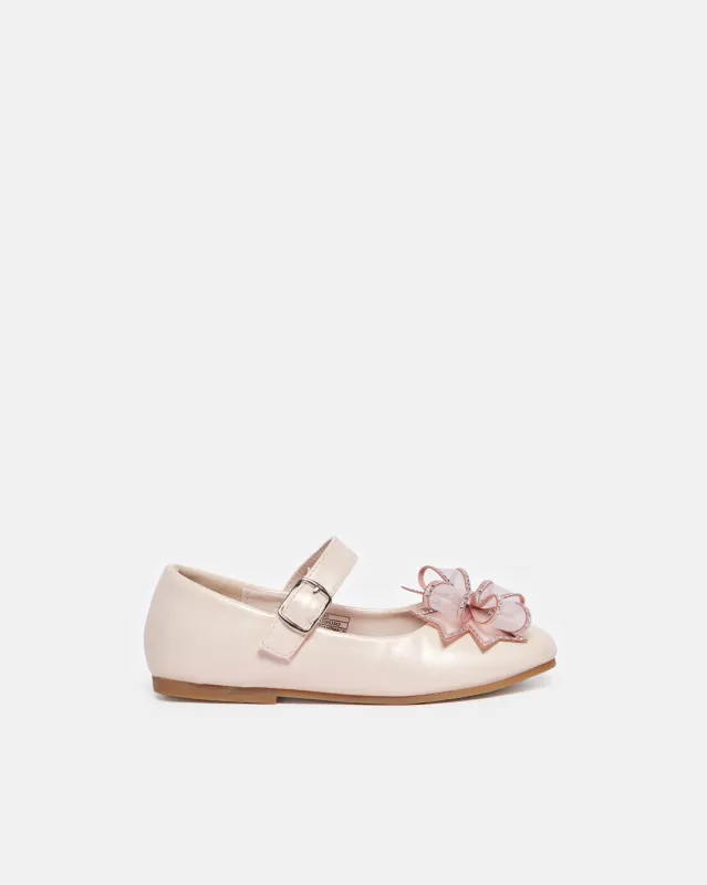 Girls Pink Diamante Bow Ballerina sold by Redtag