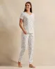 Women White Printed Collared Pyjama Set (2 Piece) sold by Redtag