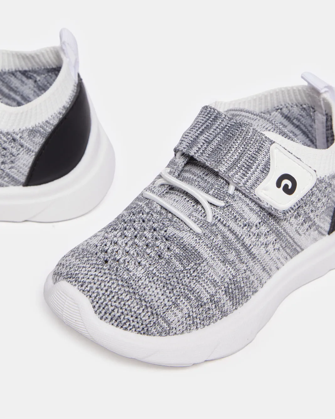 Infant Boys Grey Trainer sold by Redtag product image thumbnail 3