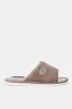 Men Beige Embellished Slipper sold by Redtag