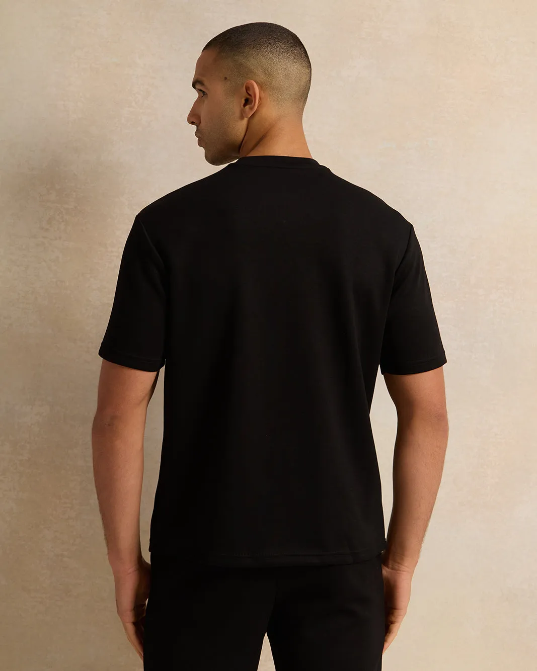 Men Black Printed T-Shirt sold by Redtag product image thumbnail 3