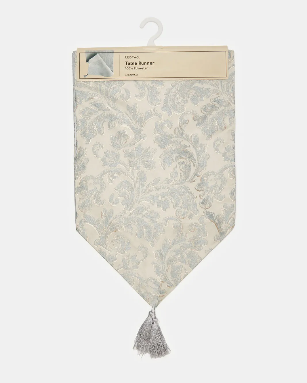 Grey And Beige Printed Table Runner sold by Redtag