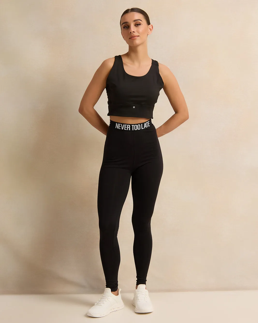 Women Black Active Sports Bra sold by Redtag product image thumbnail 2