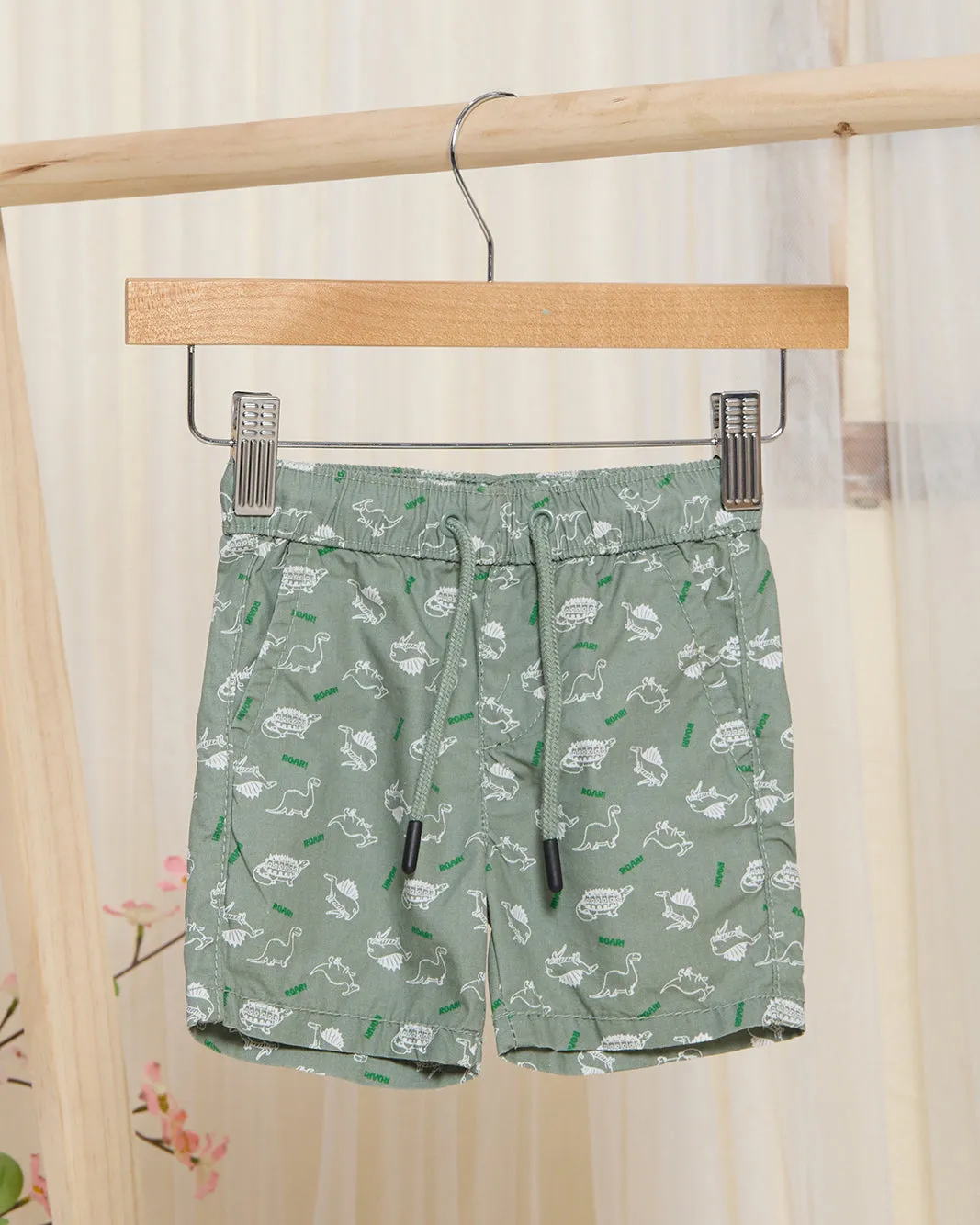 Infant Boys White And Green Shorts Set (Pack of 2) sold by Redtag product image thumbnail 2
