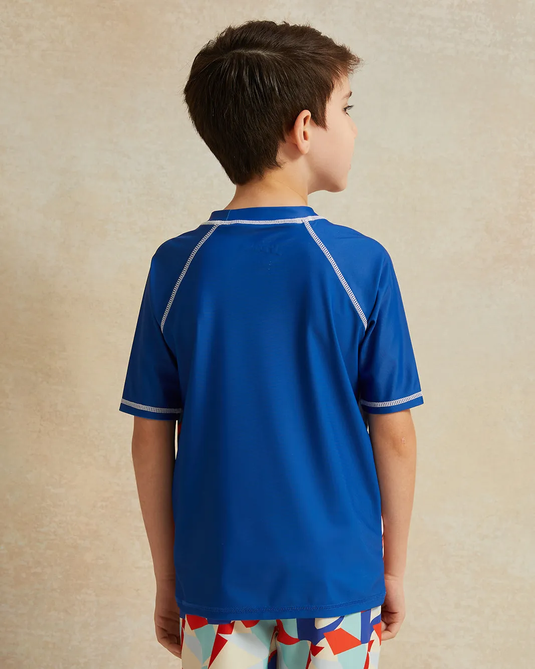 Boys Navy Spider Man Rash Guard Swimwear T-Shirt sold by Redtag product image thumbnail 3