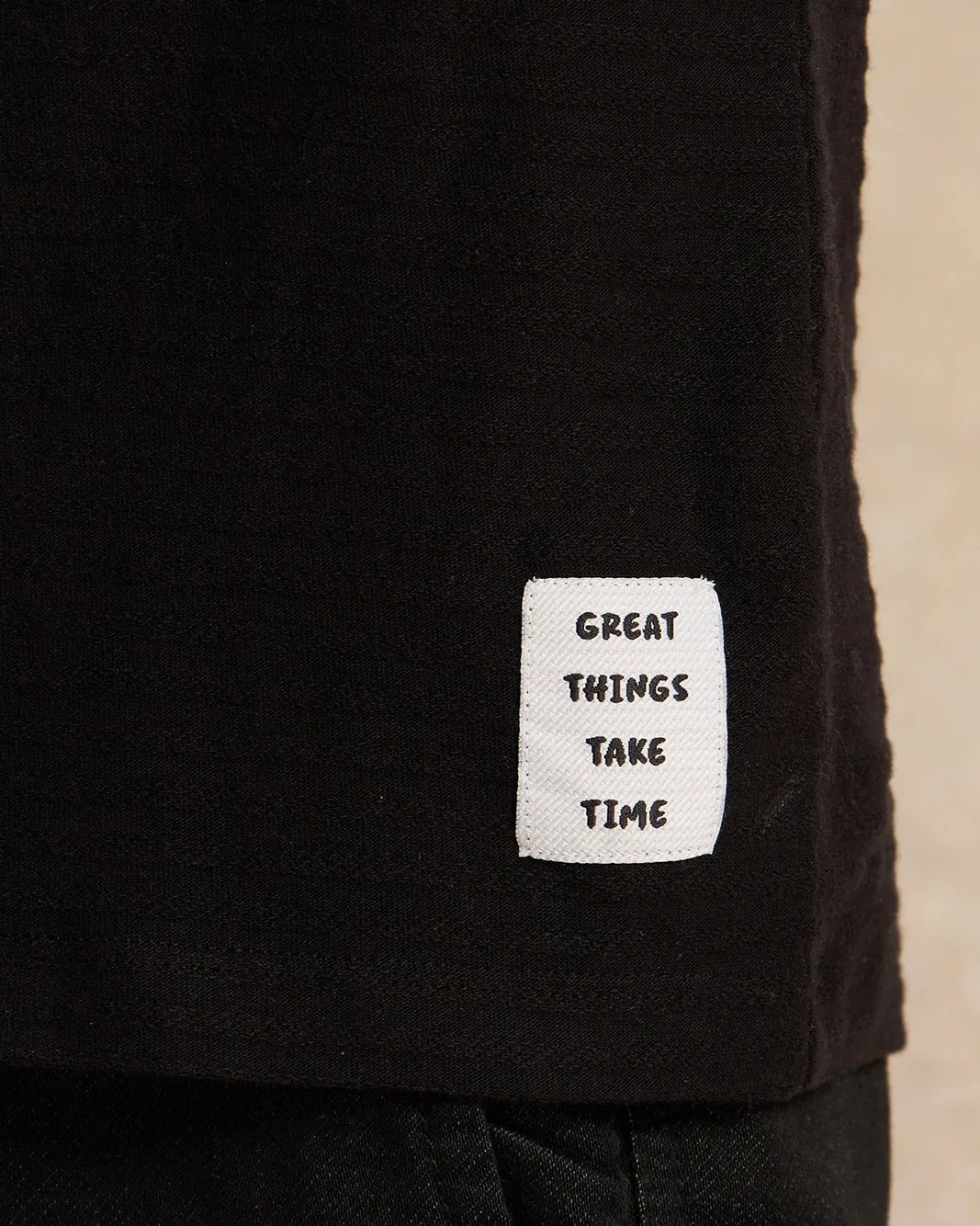 Boys Black Henley T-Shirt sold by Redtag product image thumbnail 5