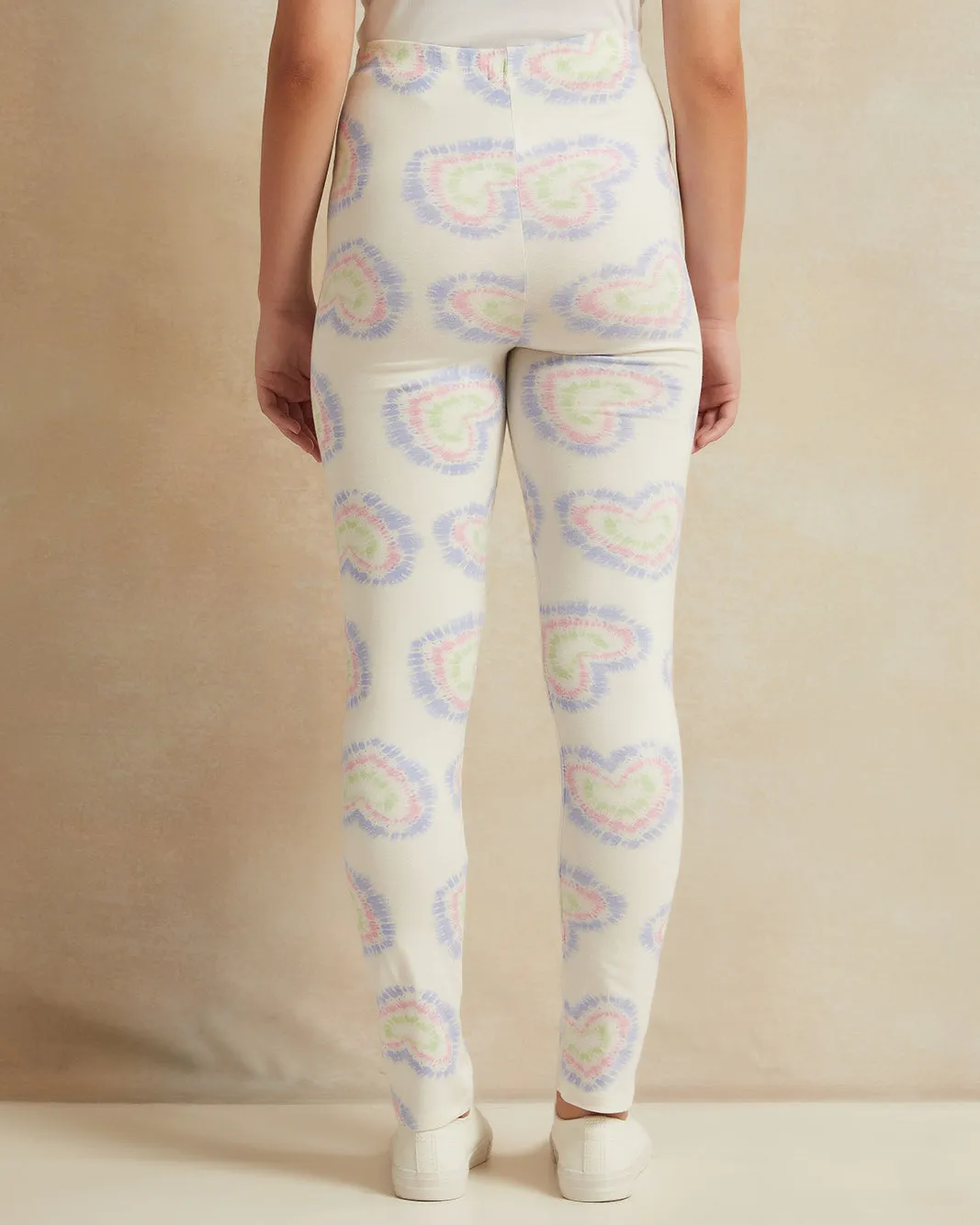 Senior Girls White Printed Leggings sold by Redtag product image thumbnail 3