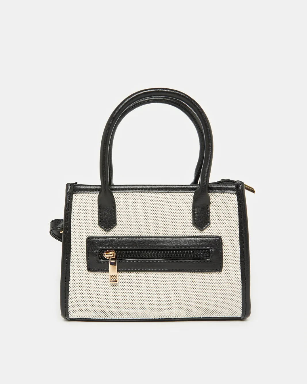 Women Black And Grey Canvas Messenger Bag sold by Redtag product image thumbnail 2