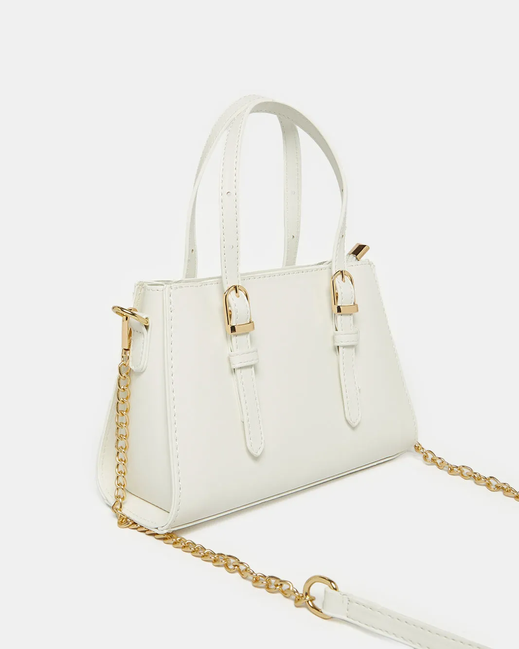 Women White Messenger Bag sold by Redtag product image thumbnail 3