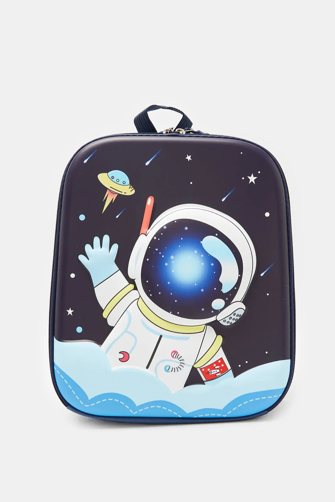 Boys MultiColour Printed Backpack sold by Redtag